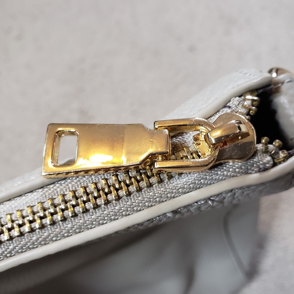 Pom Pom London Leather Westminster Messnger Bag Stone w/ Matching Crossbody READ - Picture 4 of 12